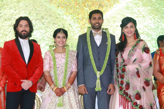 Aadhav and Vinodhni Wedding Reception Stills